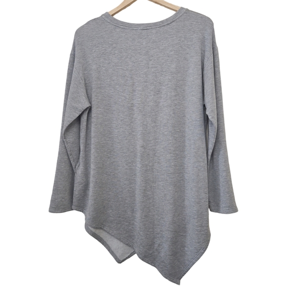 NWT Joie Soft Tammy B Oversized Sweater Heather Grey Size Medium - Picture 3 of 7